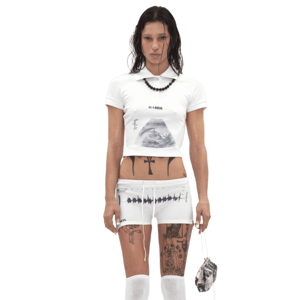 NT SCAN MICRO SHORT IN WHITE