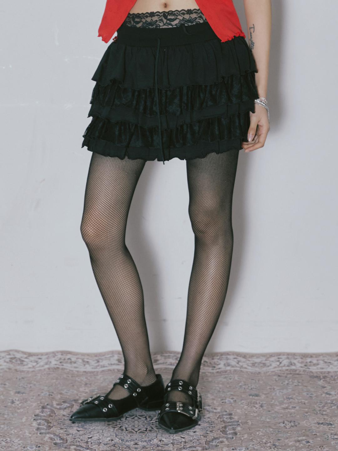 5-LAYER SKIRT_BLACK