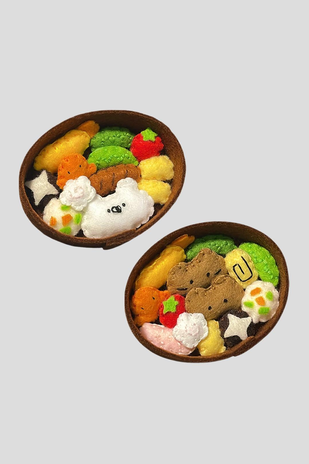 따끈한 도시락 키링