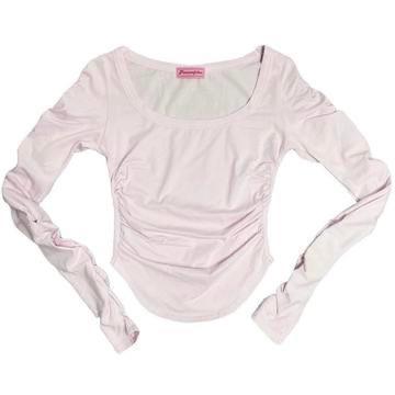 플리즈노팔로우 모모탑 베이비핑크  팔아요