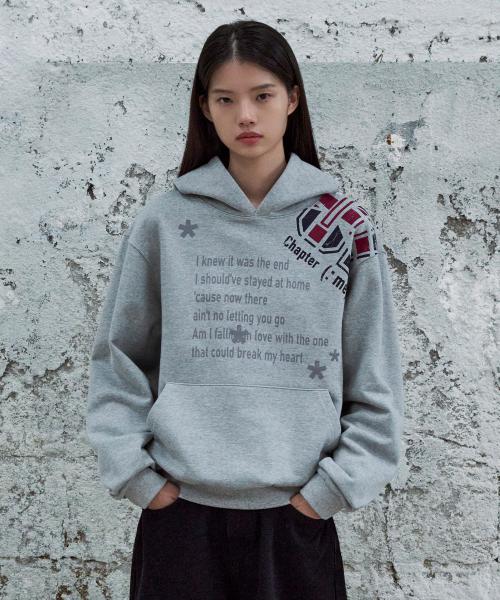 레터잭 후디 (그레이)
