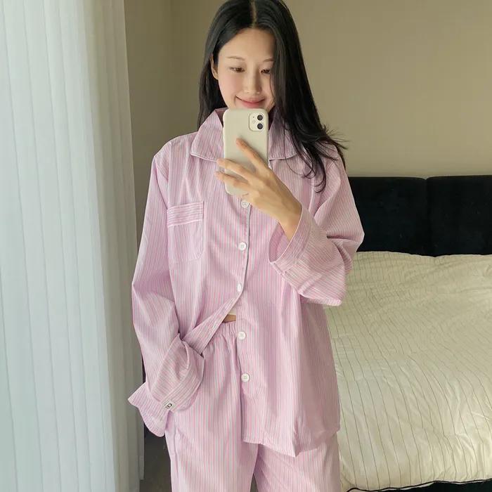 스윗 뮤즈 커플 파자마 잠옷 세트