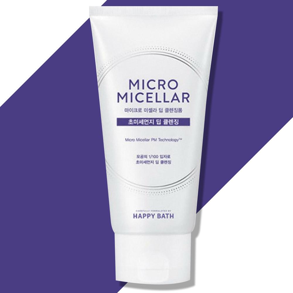 해피바스 마이크로 미셀라 딥 클렌징폼 120g