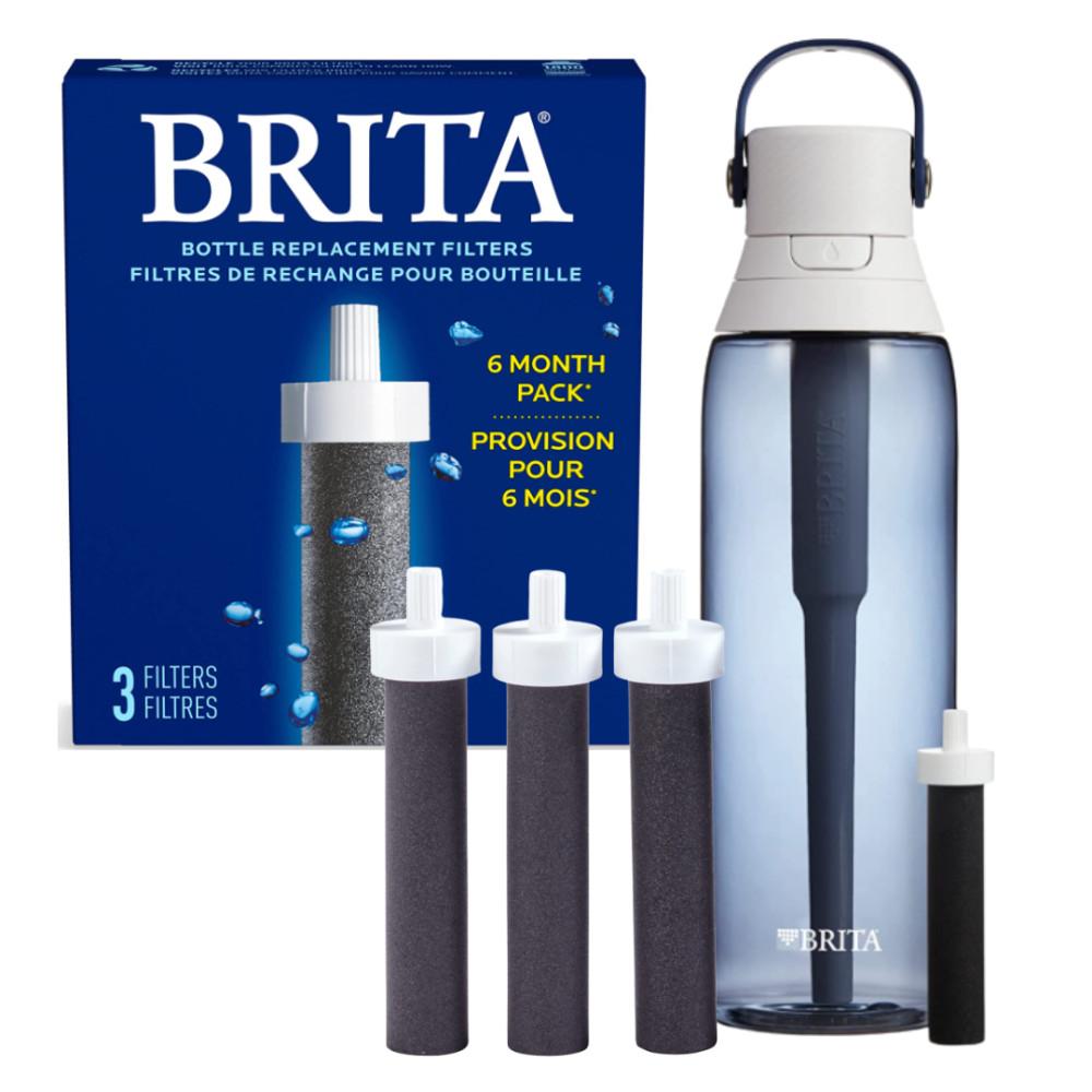 [당일출고] 브리타 프리미엄 휴대용 미니 정수기 Brita 물병 교체 필터 3count
