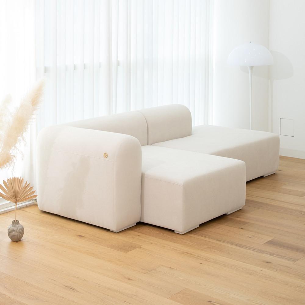 반트 푸딩 P모델 모듈 3.5인용 패브릭 더블 오픈카우치