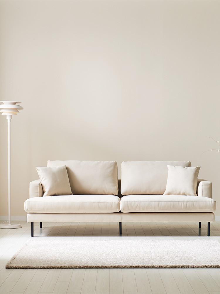 다채움가구 소노 아쿠아 스웨이드 3인용 패브릭소파