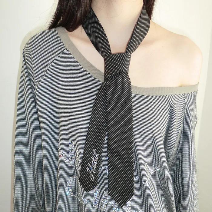 School Girl Tie (Black Multi)