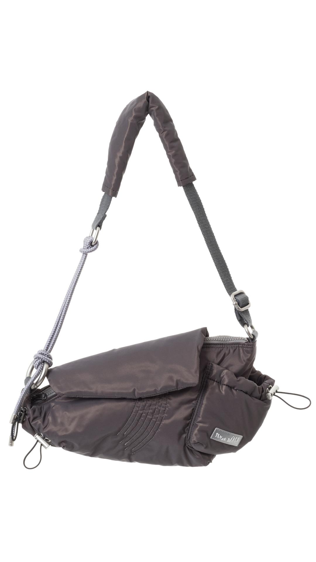 Soft unbalanced bag_mud charcoal