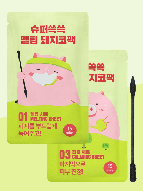 미팩토리 슈퍼쓱쓱 멜팅 돼지코팩(1회분)