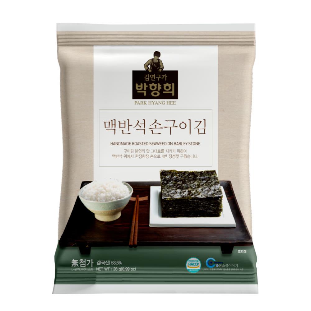 [수제김] 프리미엄 박향희 맥반석손구이김 맛있는 들기름 조미김 전장김22.5g