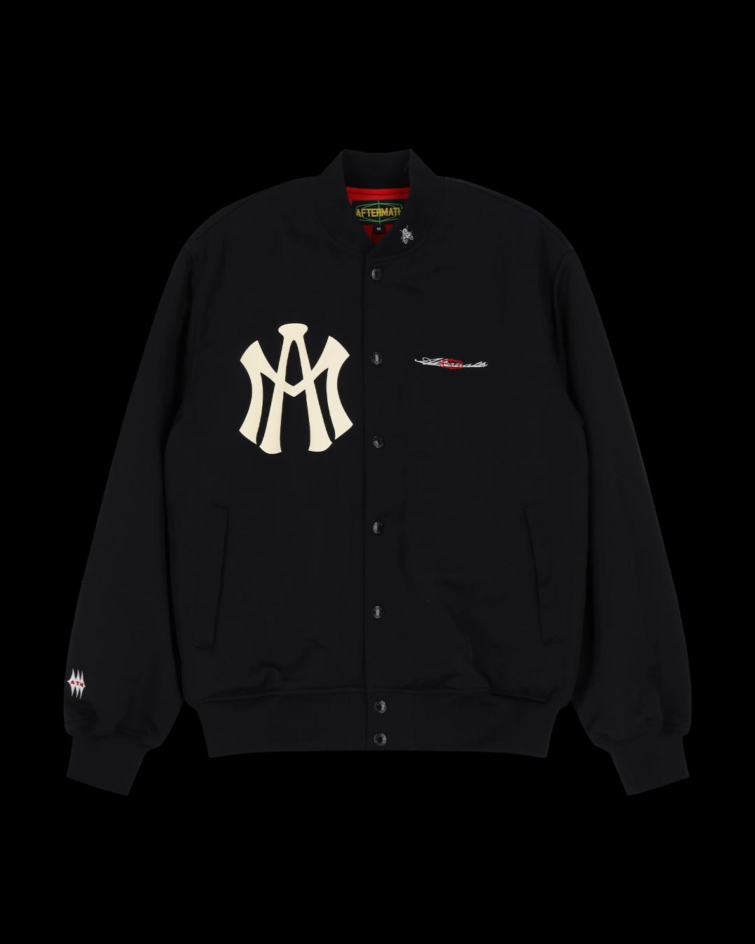 AFTERMATH ATM LOGO VARSITY JACKET