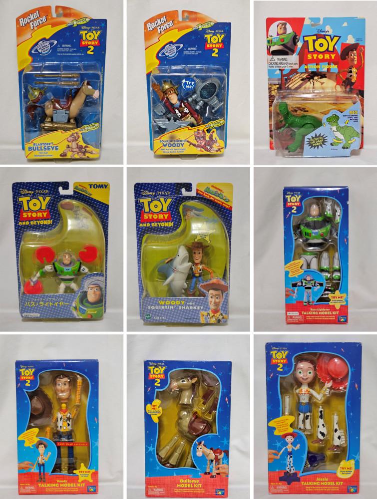 디즈니 픽사 토이스토리 씽크웨이 피규어 버즈 알린 렉스 우디 90년대 피규어