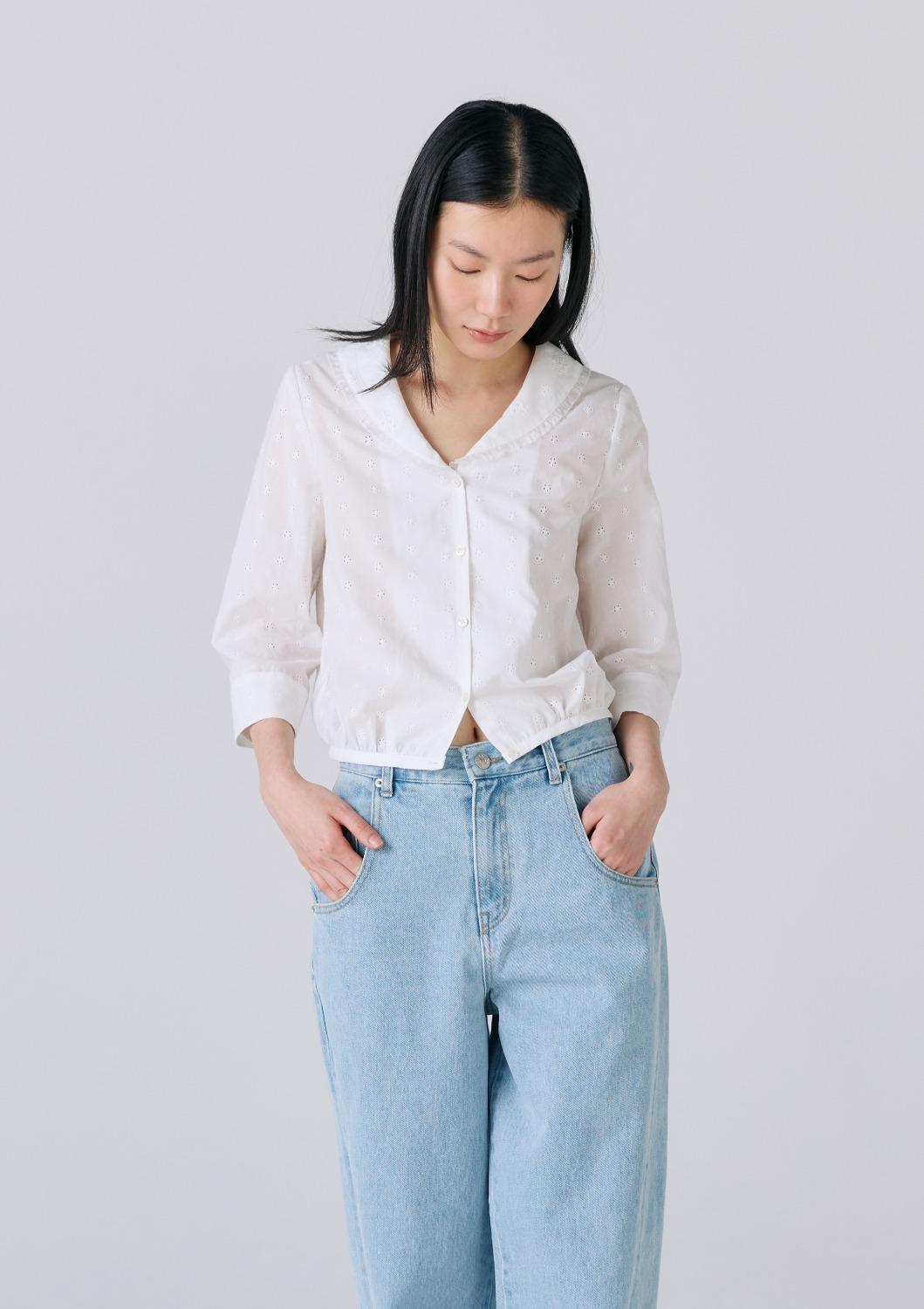 Mused Sentier Blouse - Floral White