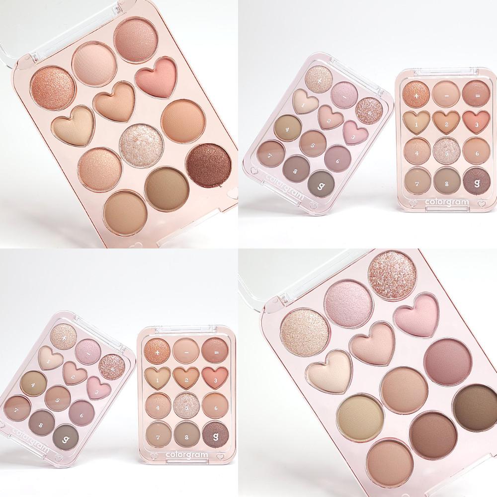 컬러그램 눈토리얼 아이 팔레트 9.9g 4종