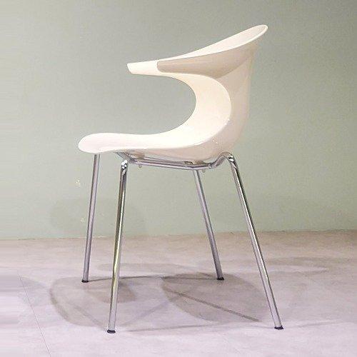 (썸머블프특가) 라운드쉘 스틸 디자인 체어 (3colors)