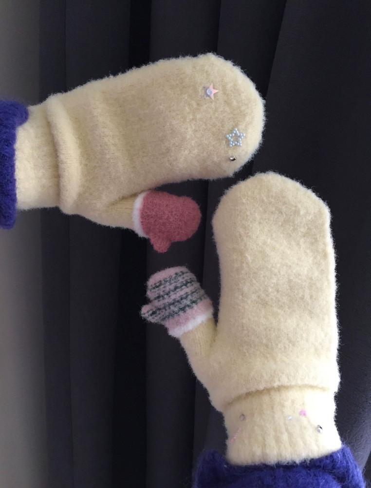 레몬 스타 러블리 키치 장갑