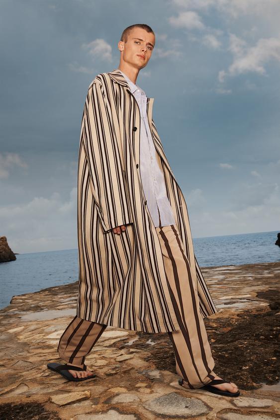 TRENCH COTON - LIN RAYÉ ÉDITION LIMITÉE