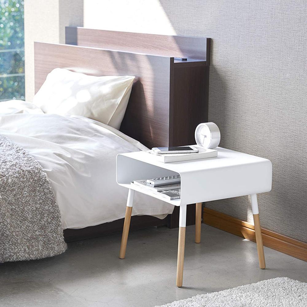 야마자키 일본 거실 인테리어 사이드 수납 테이블 사각 플레인 4229 4230