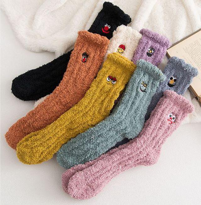 [5세트/초특가모음전/당일출고]캐릭터외 극세사 미끄럼방지 수면양말 남녀공용 임산부양말