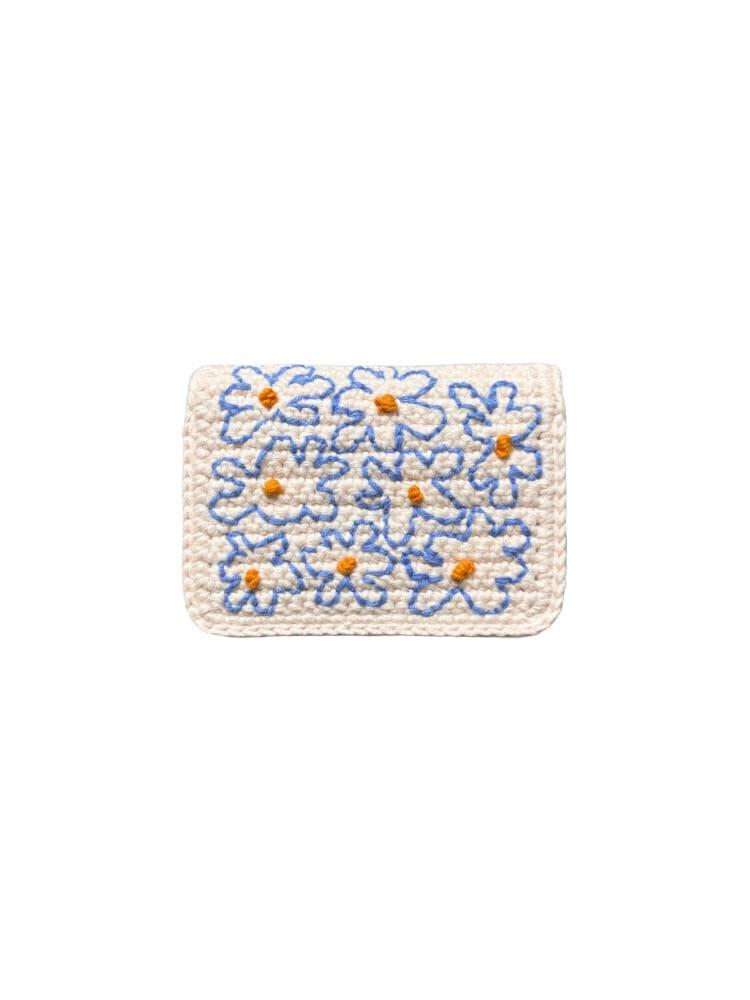 compact card wallet / egg flower
