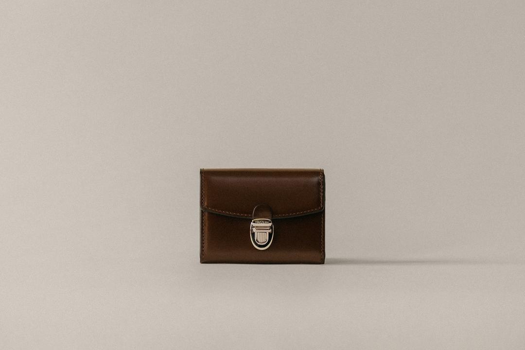 PORTE CARTES LOQUET BROWN