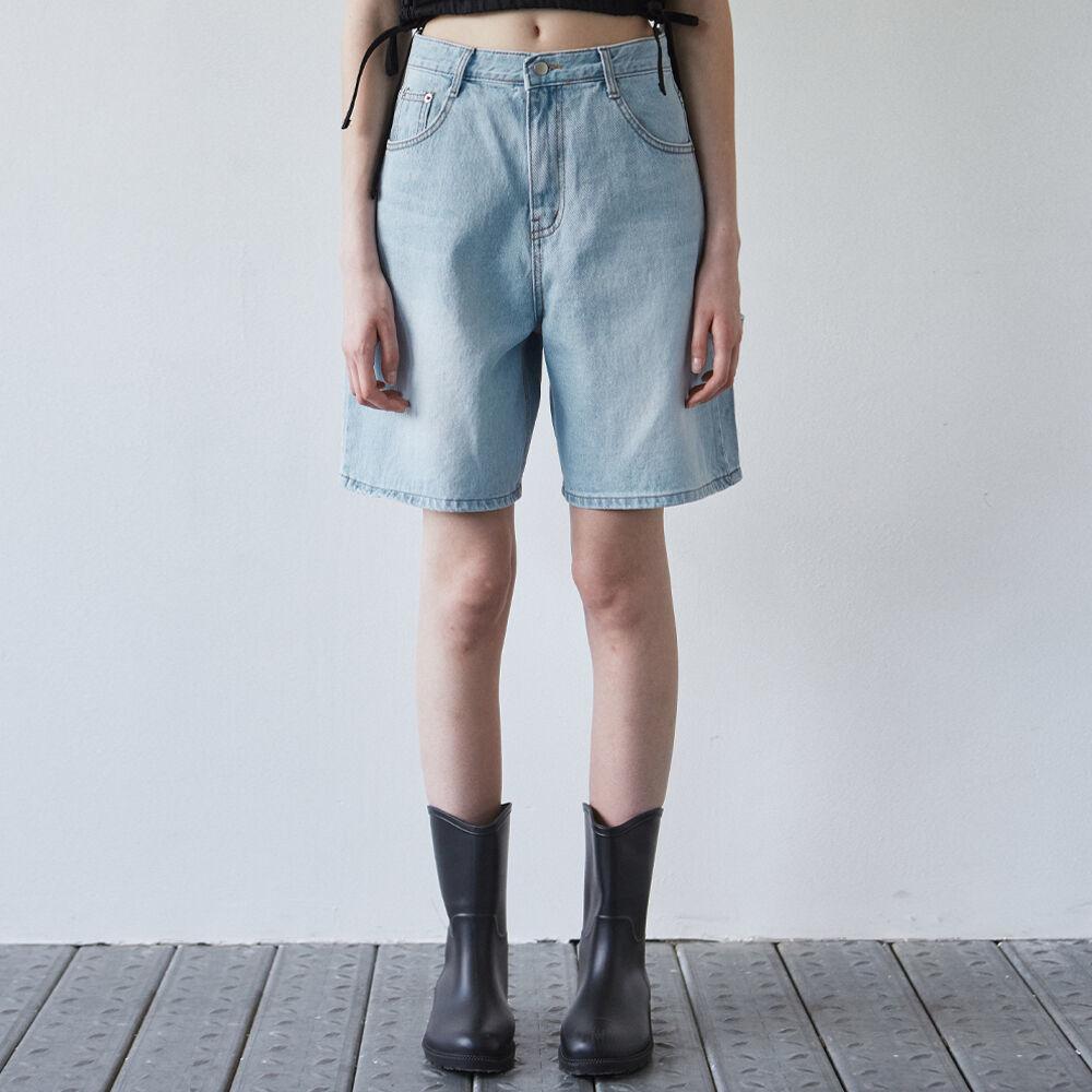 NNC STRAP HALF PANTS_LIGHT BLUE