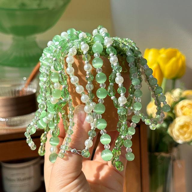 #C 알로에그린 비즈식물 DIY 만들기