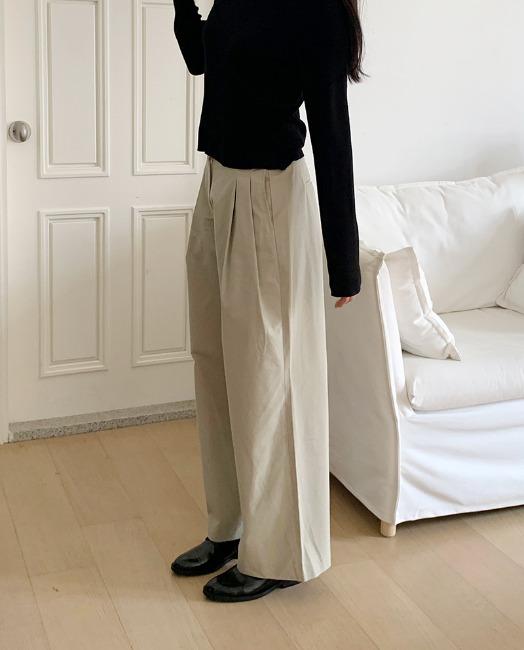 [🤎가을신상] 콜린 핀턱 팬츠 (2colors)