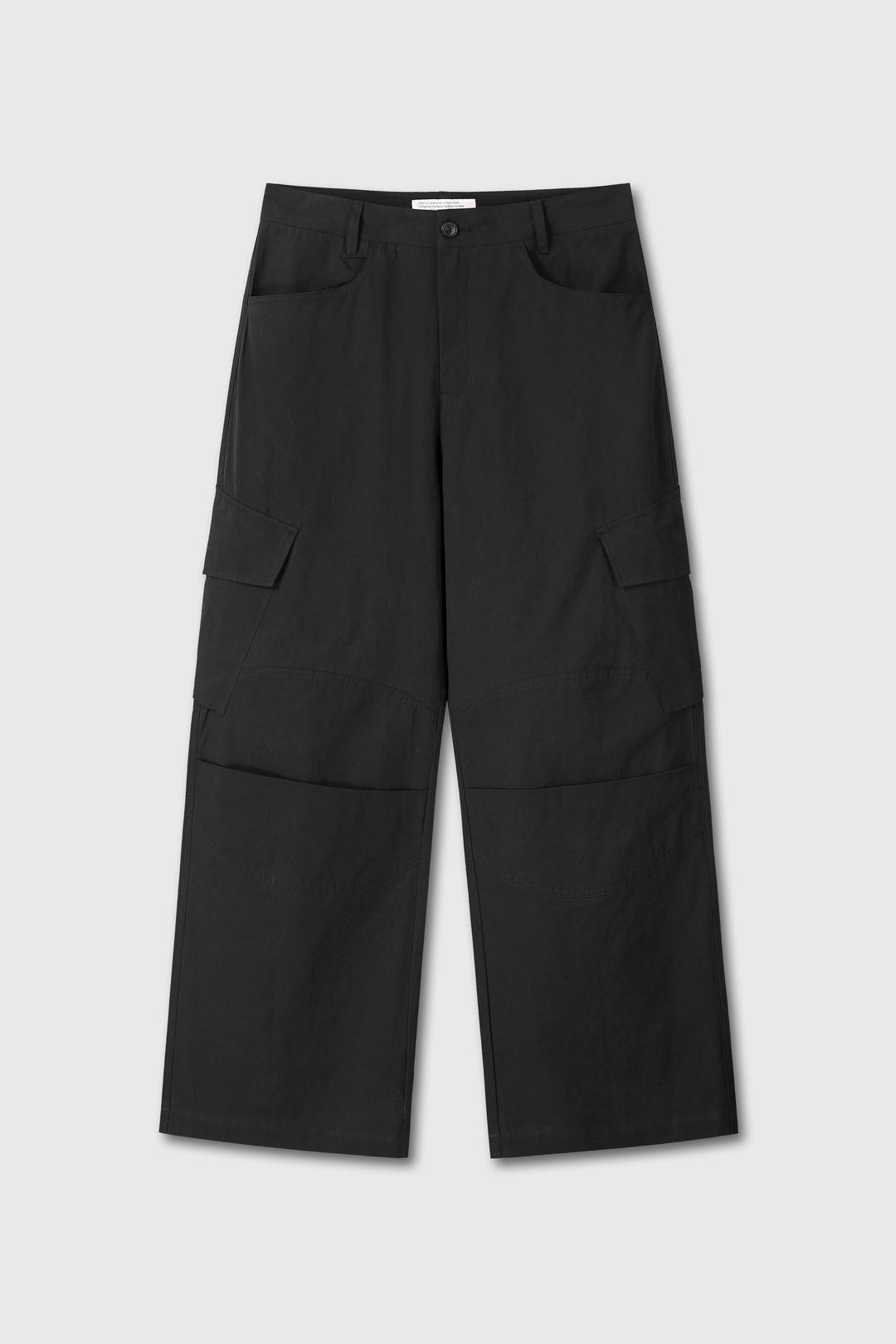 W VERN CARGO PANTS (BLACK)
