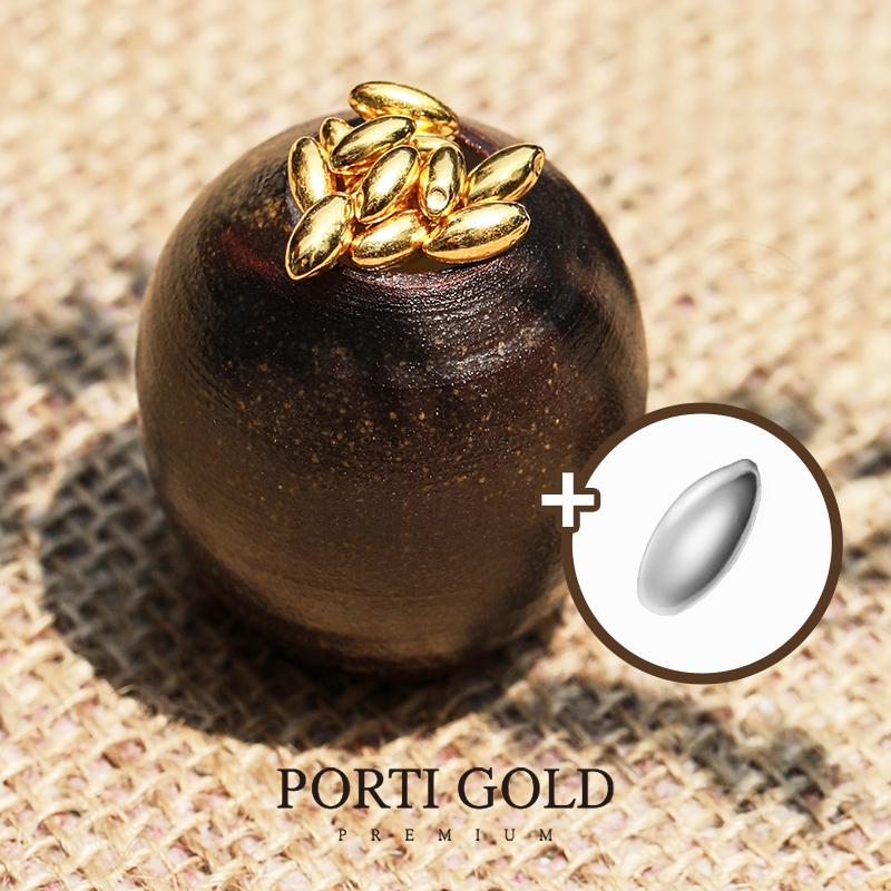 [뽀르띠] 순금 99.9% 황금쌀 골드바 1g+은쌀 1g