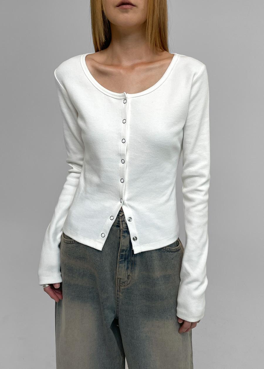 블랙업 [2천장판매] [MADE] 릴리온 라운드 롱 가디건