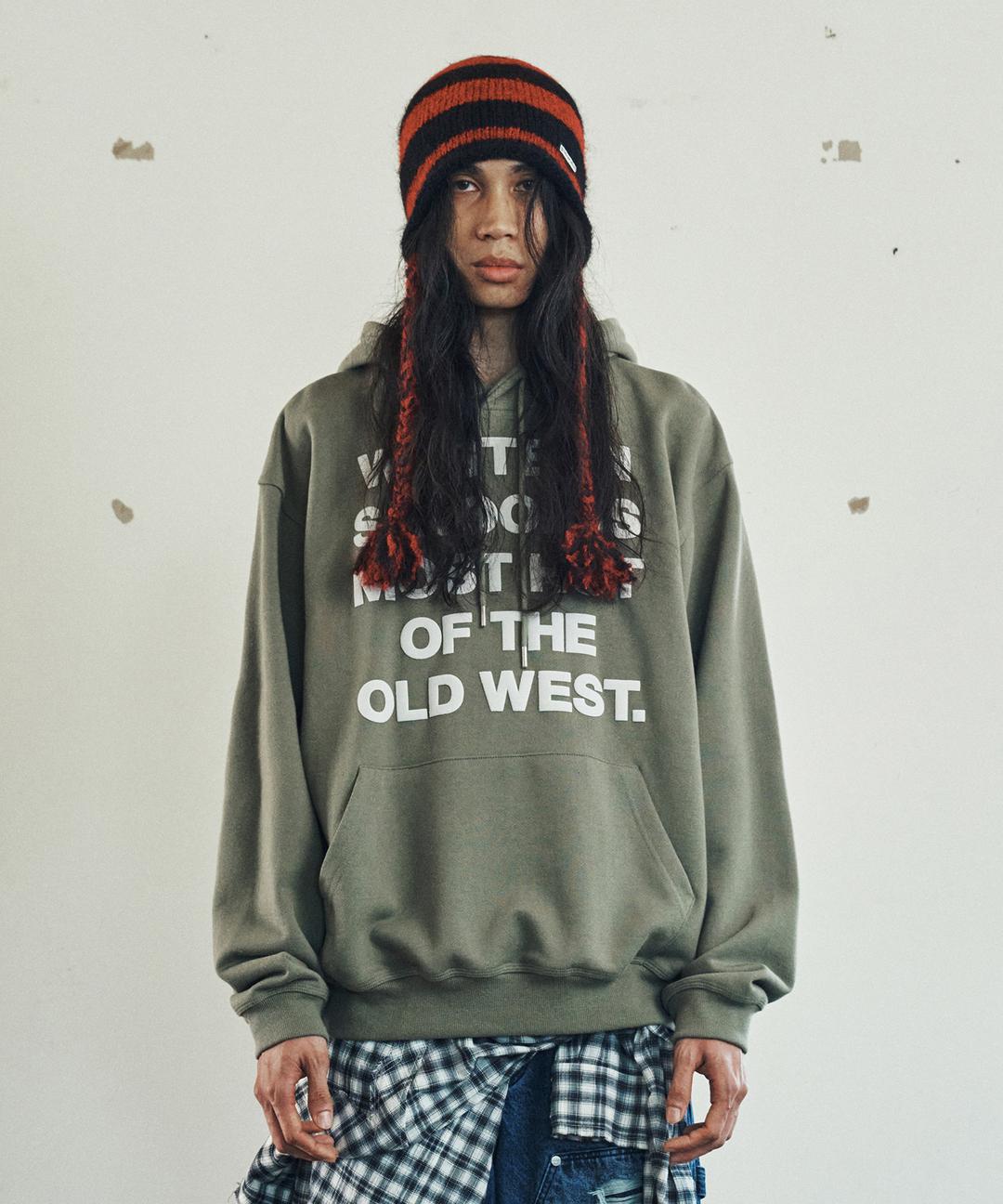 TYPO HOODIE KHAKI