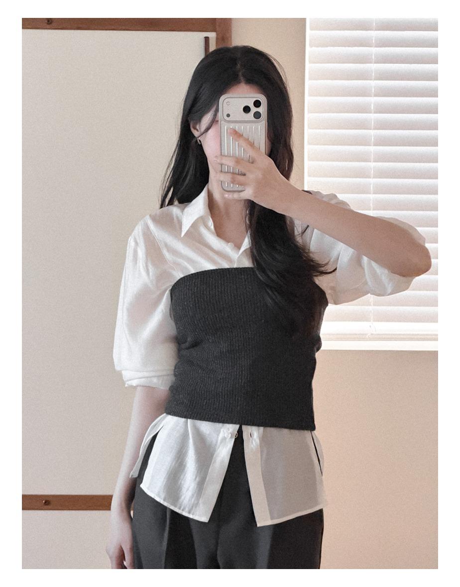 [5일소요] 올슨 울 튜브 탑 (2colors)