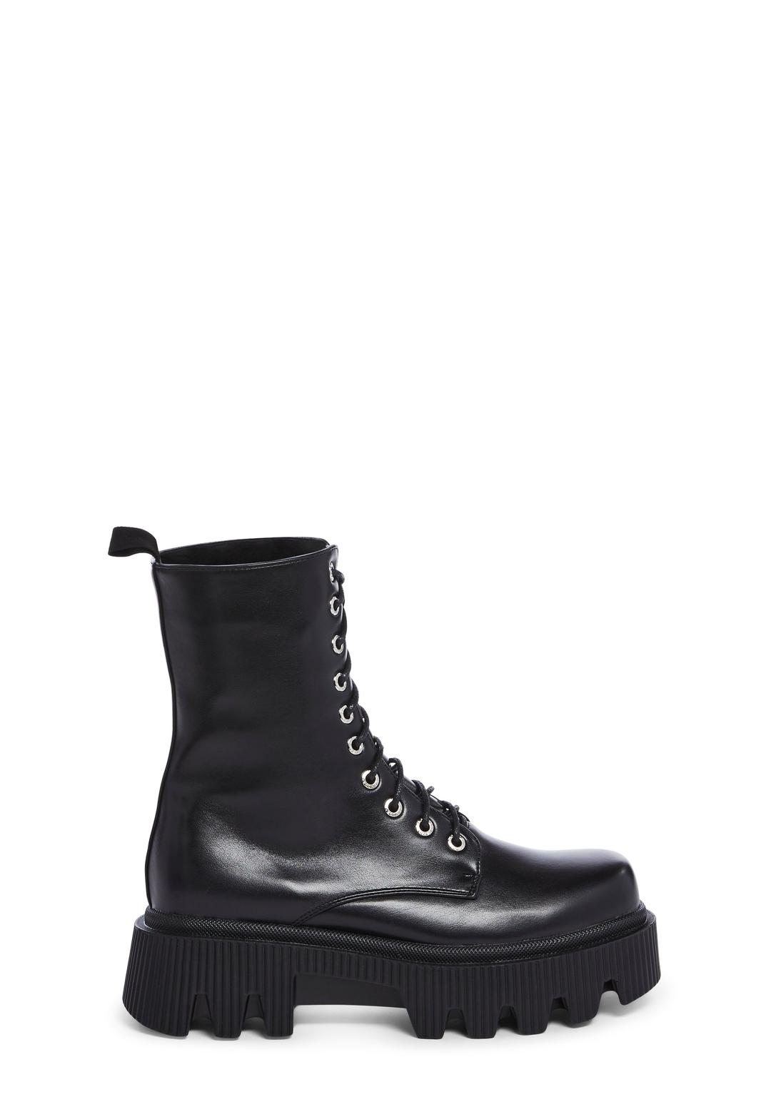Reality Combat Boots - BLACK / US 5
