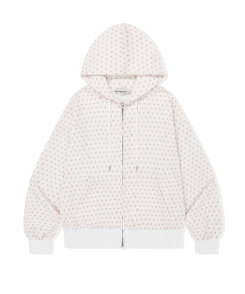 토끼땡 풀프린트 투웨이 후드집업 [6color]