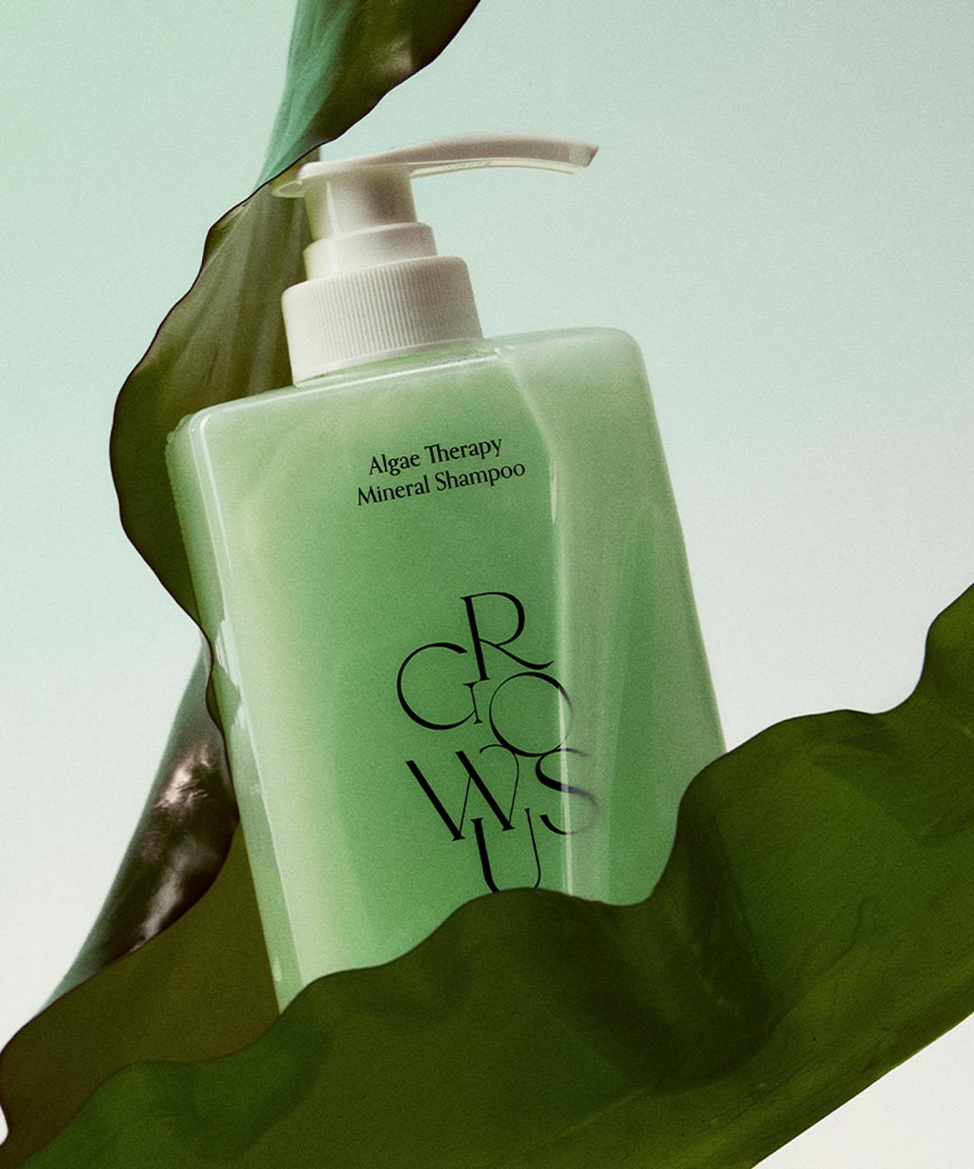 그로우어스 알게 테라피 미네랄 샴푸 500g