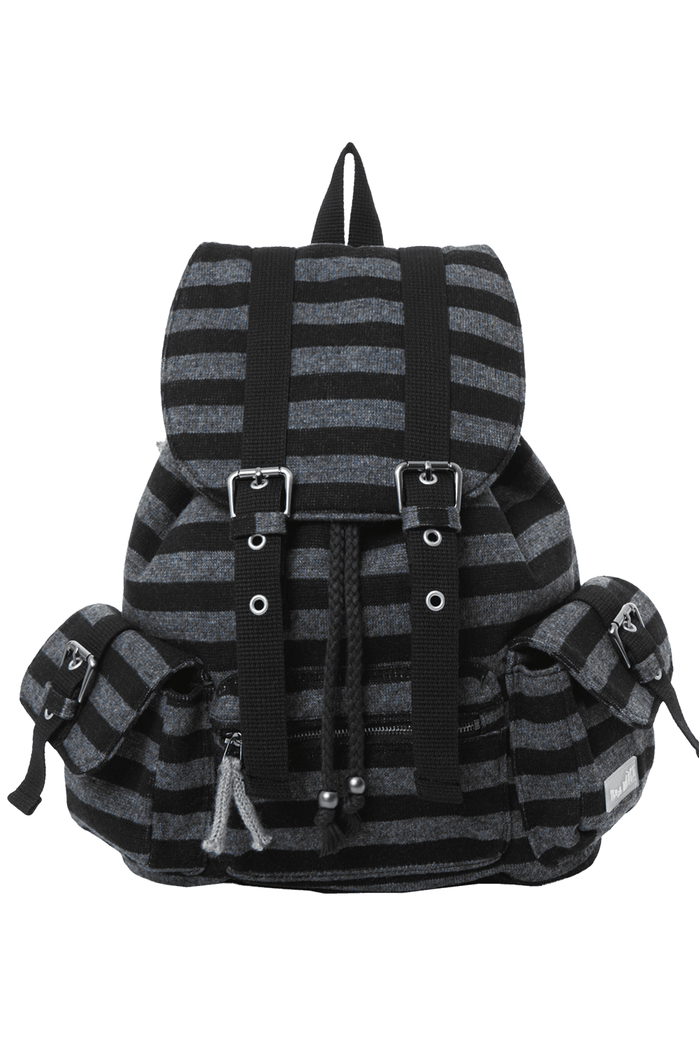 WOOL STRIPE BACKPACK_BLACK(11/25)