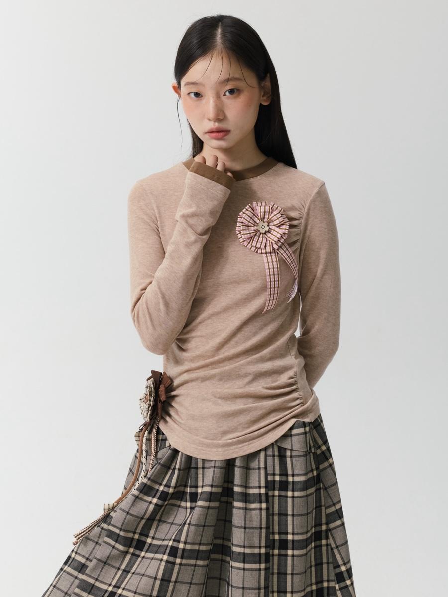 YaWhat Tencel Wool Pleats Long Sleeve (2color)