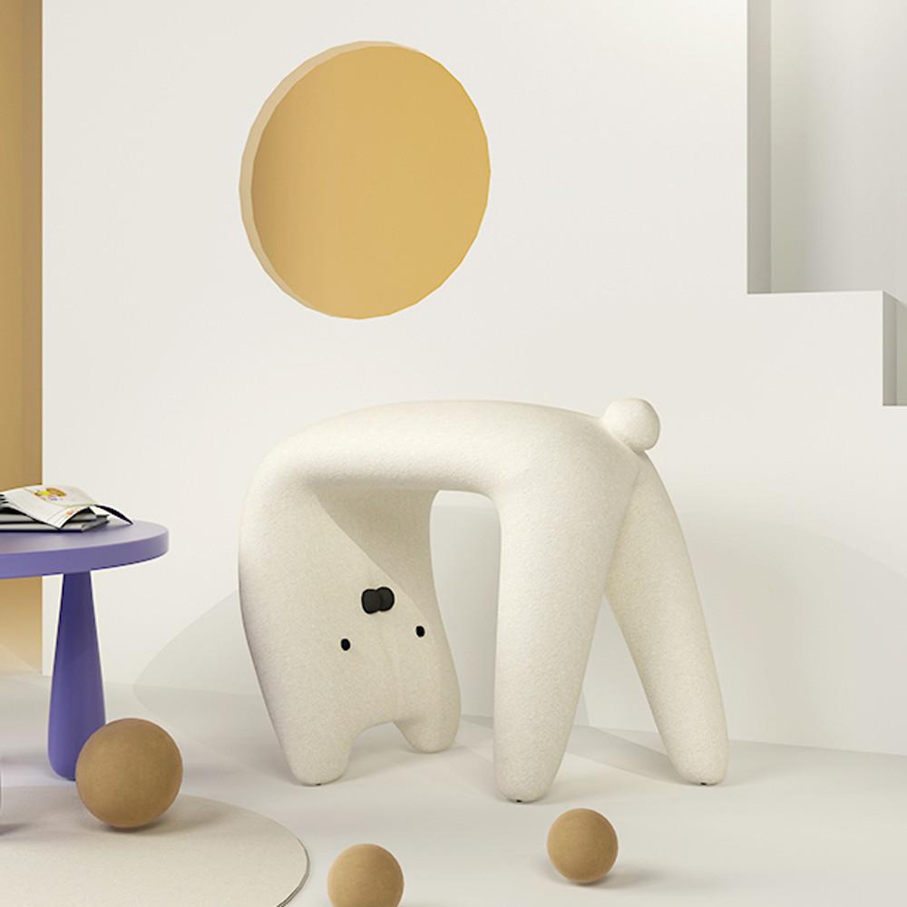 북유럽 고양이 동물 유니크 인테리어의자 1인용의자 스툴 3컬러