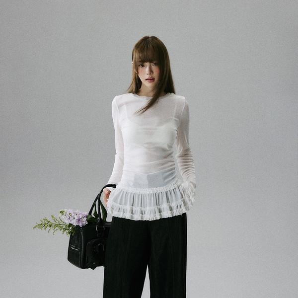 Blossom Veil Sheer Top