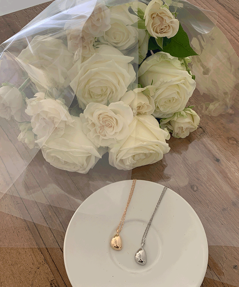 워터 드롭 네크리스