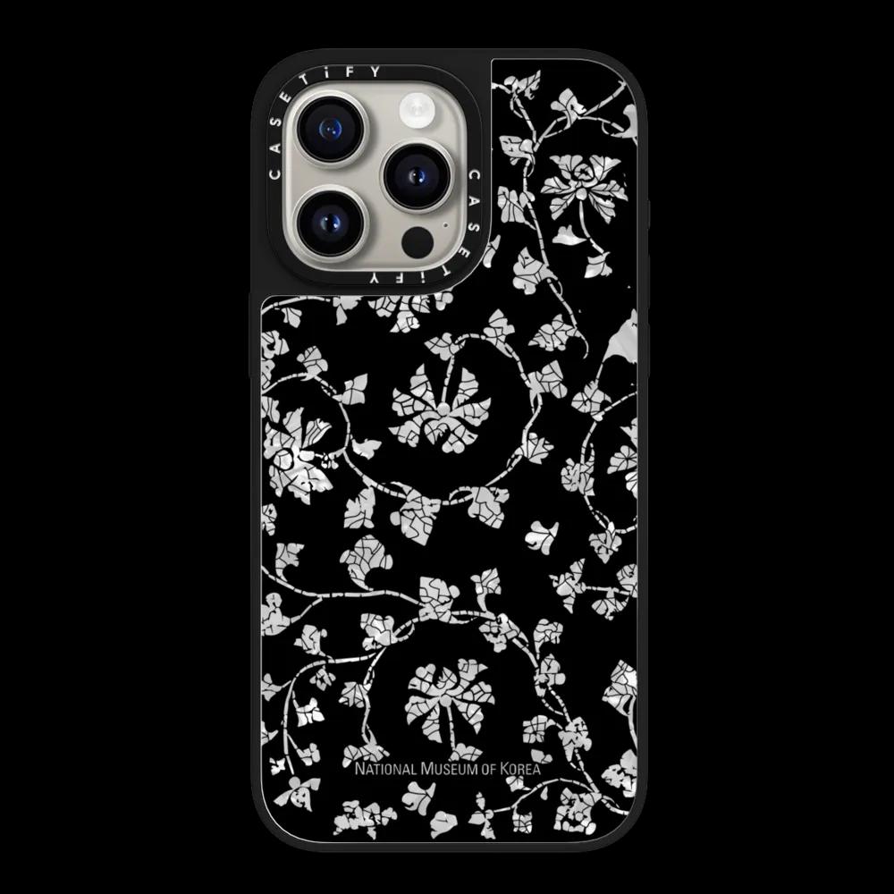 NMK White Peony and Plum Blossom Nacre Case