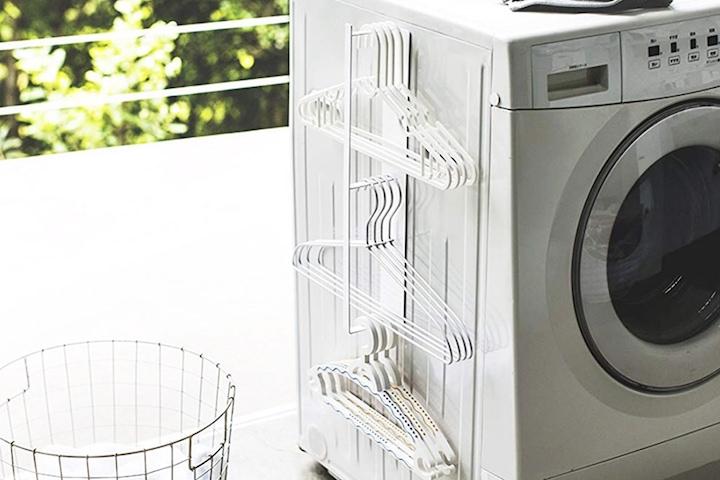 마그네틱 화이트 옷걸이 수납 정리대 걸이 거치대