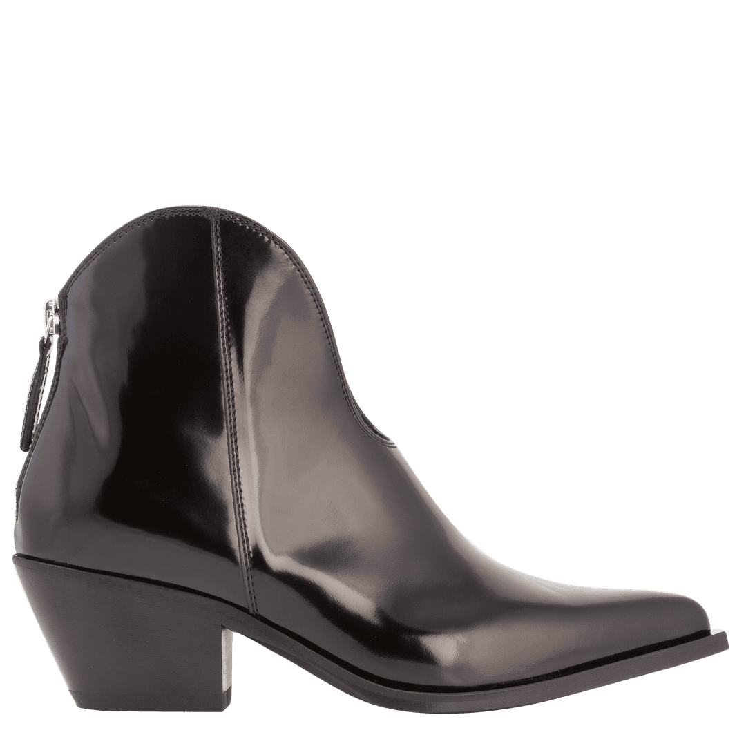 MSGM Tronchetto Donna Colorado Ankle Boots in Black  – L'Oeuvre