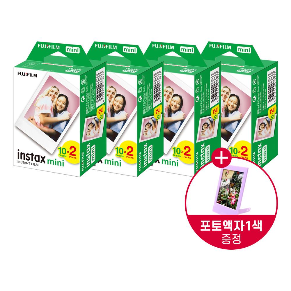 인스탁스 미니필름 8팩(80장)+포토액자/폴라로이드 필름/미니카메라 호환