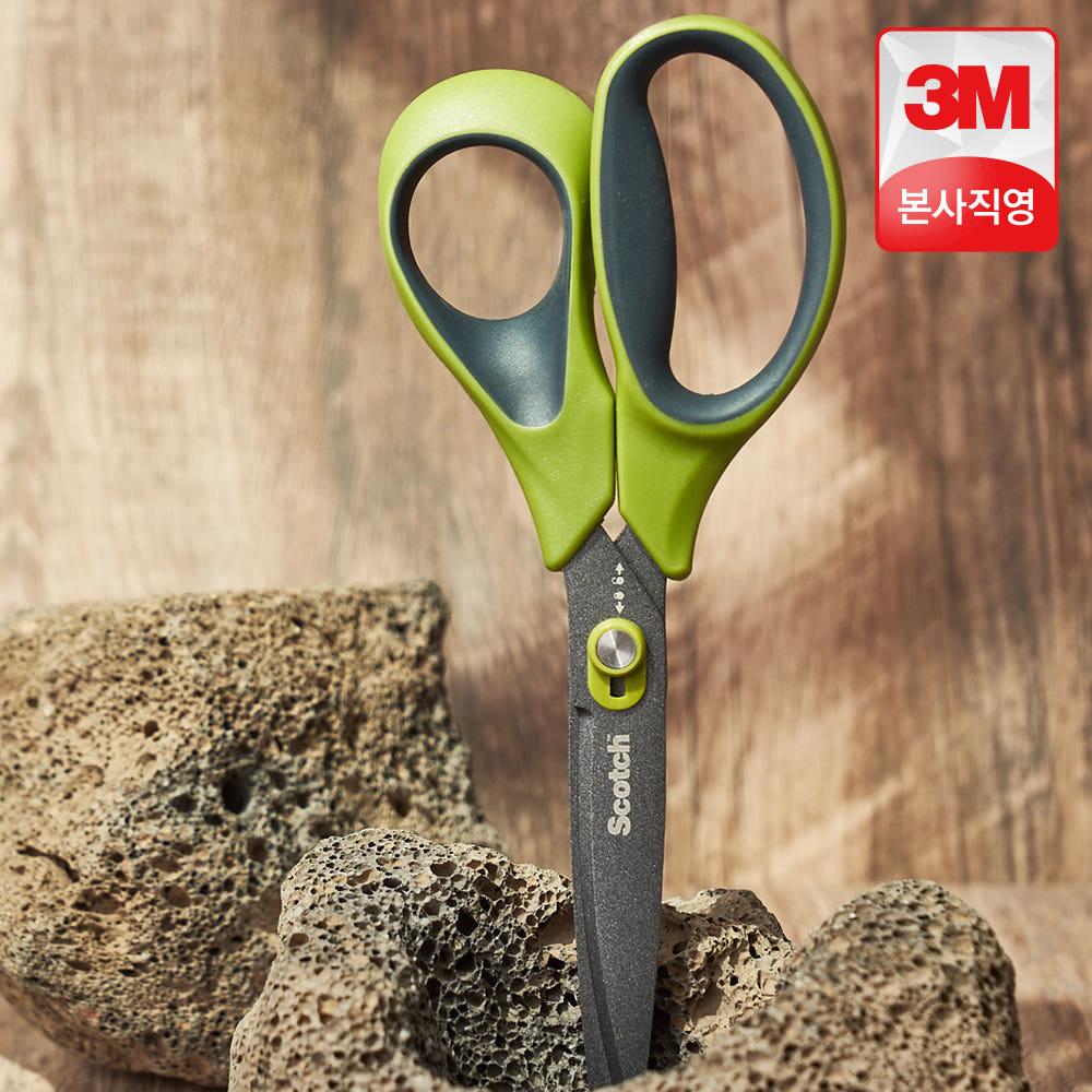 3M 스카치 논스틱 언박싱 가위 택배 박스 분리수거 칼가위 가정용