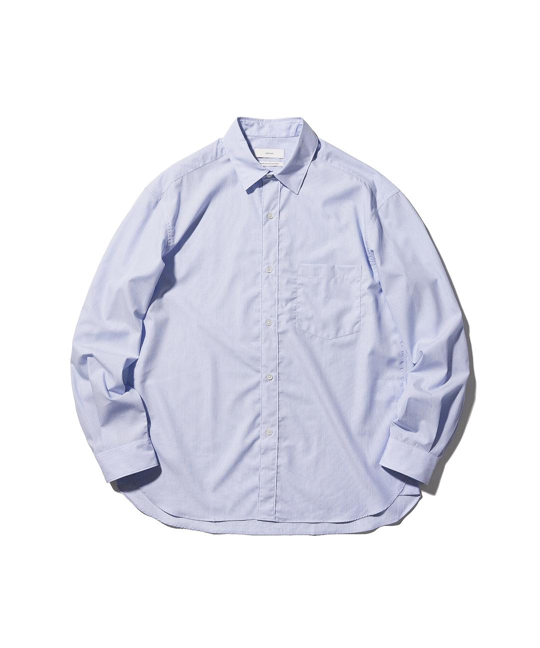 [25SS] Multi Stripe Relaxed Shirts - Blue