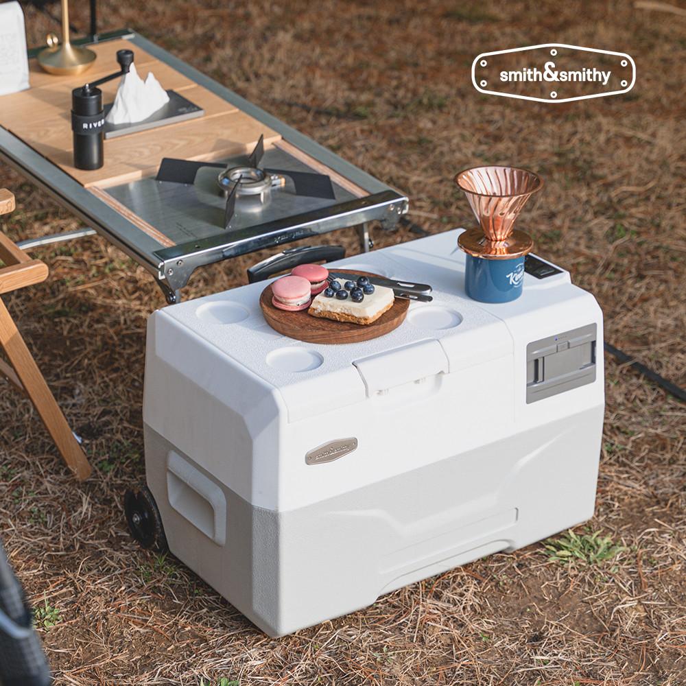 스미스앤스미시 아이스투고 30L 무선냉장고 화이트 캠핑냉장고 차량냉장고 이동식냉장고