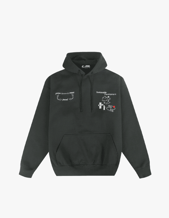 Sustainable Development Hoodie - Washed Charcoal