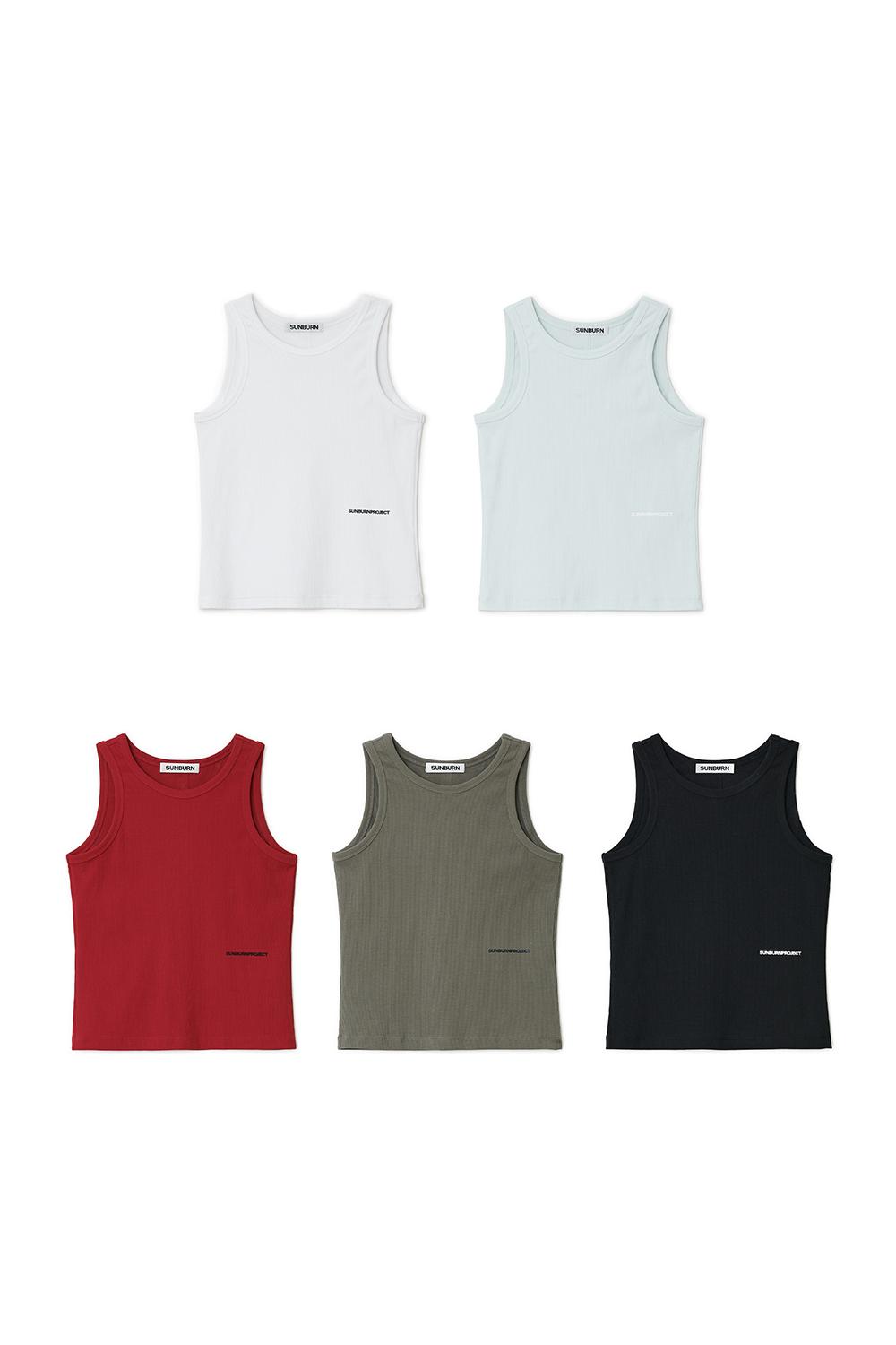 Back Detail Sleeveless Top, 3PACK